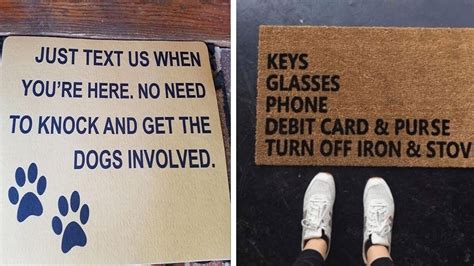 Creative And Hilarious Doormats That Will Make You Look Twice Youtube