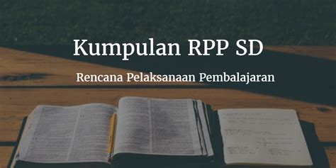 Contoh Rpp Pkn Kelas Sd Tata Urutan Perundang Undangan Di Indonesia