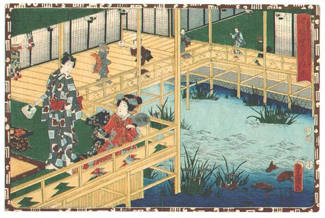 The Tale Of Genji And Japanese Woodblock Prints Artelino