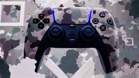 New Ps5 Controller Gray Camouflage 2022 Youtube