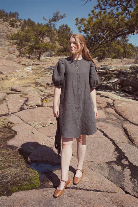 Anna Allen Anthea Blouse and Dress - The Fold Line | Dress pattern