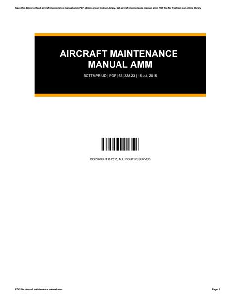 Aircraft Maintenance Manual Amm By Ferodwi31putra Issuu