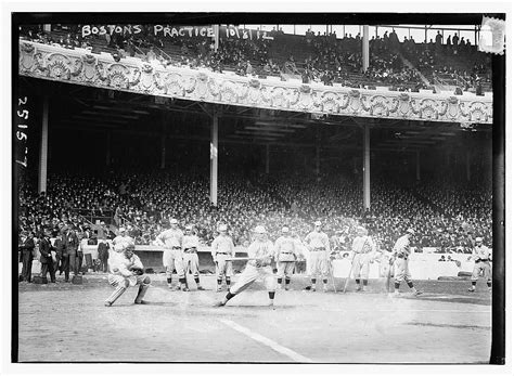 Red Sox Batting Practice World Series Opener Polo Grounds 1912