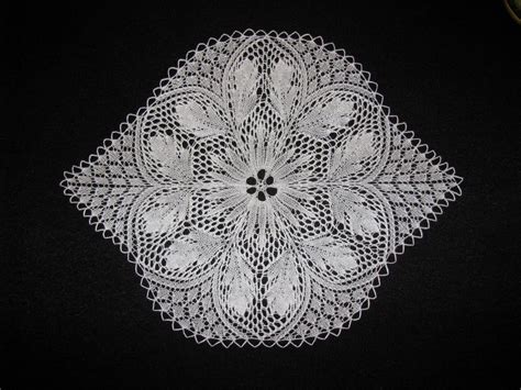Create a lacy doily with this doily crochet pattern to accent any table in your home. OceanKnitter: Distraction | Doily patterns, Lace knitting ...