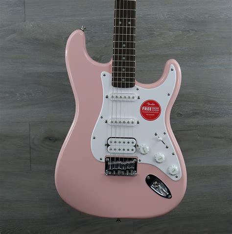 Squier Bullet Stratocaster Ht Hss Shell Pink Reverb
