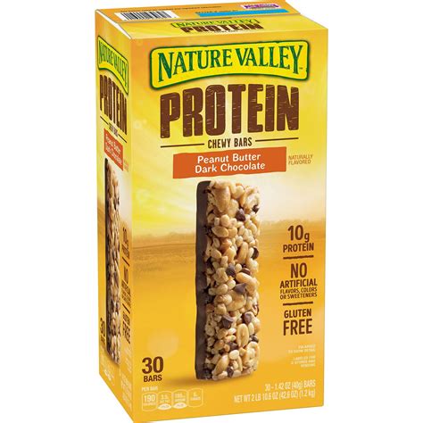 Nature Valley Peanut Butter Dark Chocolate Protein Chewy Bars Oz Ct X Walmart Com
