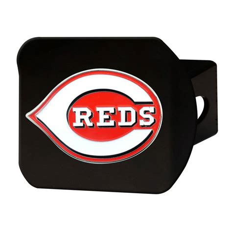 Fanmats Mlb Cincinnati Reds Color Hitch Cover In Black 26559 The