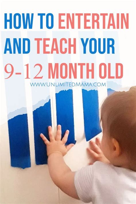 Learning Activities For Babies 9 12 Months Unlimited Mama Infant