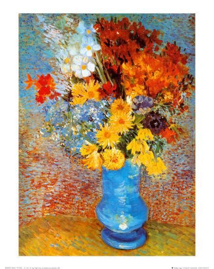 The following takes a closer look at the subject of a sunflower, van gogh, and his style. 'Vase of Flowers, c.1887' Posters - Vincent van Gogh | AllPosters.com