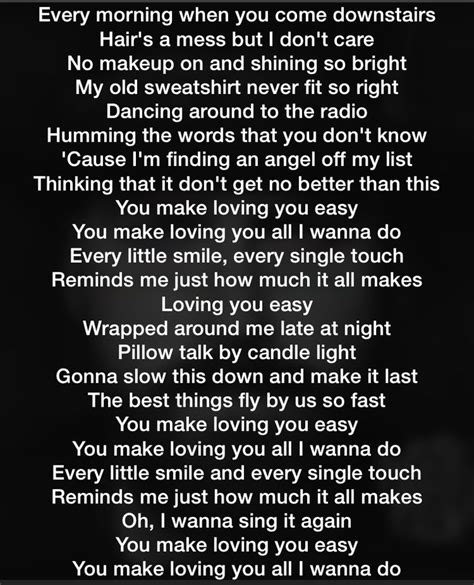 Make the perfect exit that will linger in the minds of everyone for a long time. Loving You Easy - Zac Brown Band. This is my newest song ...