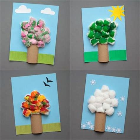Explore The Seasons With This Four Season Tree Craft It Uses Paper