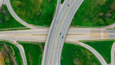 Aerial Shot Of Roads · Free Stock Photo