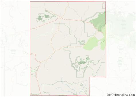 Map Of Catron County New Mexico