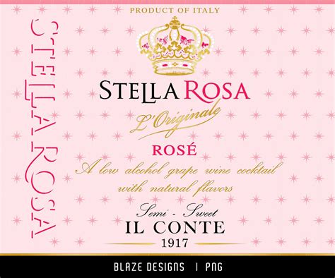 Stella Rosa Pink Straight And Tapered Sublimation Digital Etsy
