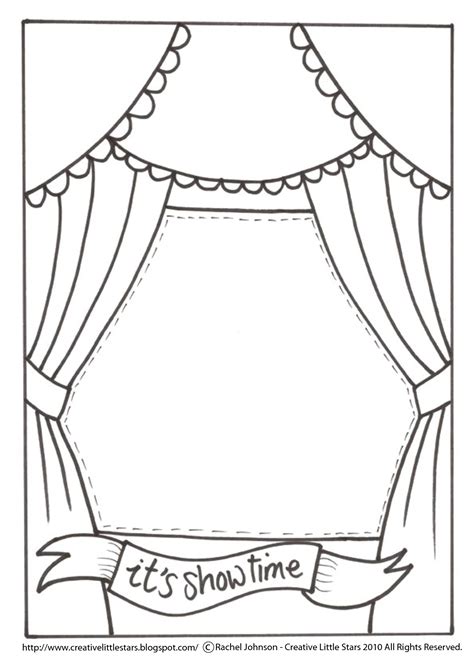 Printable Coloring Pages For Drama Theater