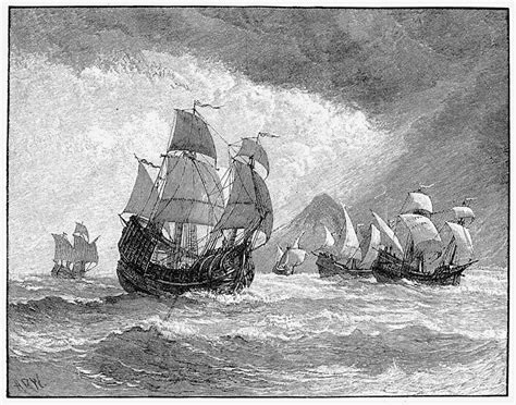 Posterazzi Magellans Fleet 1519 Nferdinand Magellans Fleet Of Five
