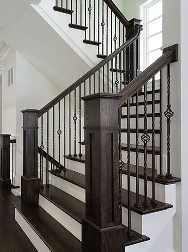 Residential Stairs Railing Designs In Iron Architecture Home Decor