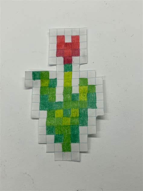 Tulipán De Minecraft Rojo🌷 En 2023 Tulipanes Dibujo Dibujos Bonitos