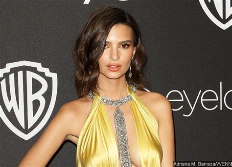 Emily Ratajkowski Accidentally Shows Underwear At Golden Globes After Party