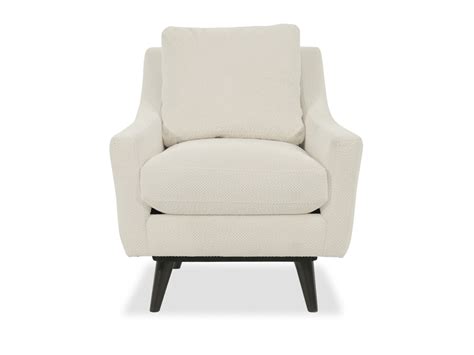 Mid Century Modern 31 Swivel Chair In White Mathis