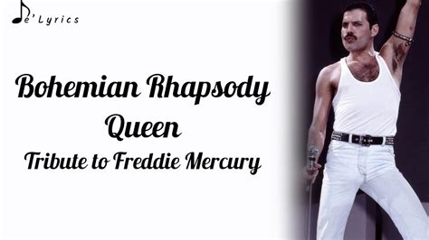 Queen Bohemian Rhapsody Lyrics Youtube