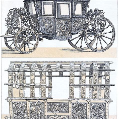 Transport Wagons Coaches And Carriages In 16th And 17th Century