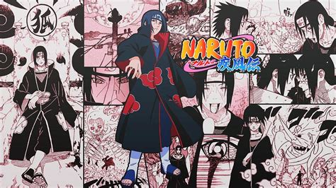 Anime Naruto Itachi Uchiha Sasuke Uchiha Akatsuki Digital Art By Tom N
