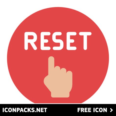 Free Reset Button Svg Png Icon Symbol Download Image