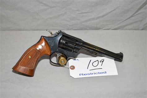 Smith And Wesson Model 17 4 22 Lr Cal 6 Shot Revolver W 152 Mm Bbl