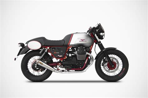 Moto guzzi v7 iii stone exhaust mod questions (self.motoguzzi). ZARD Dual Slip-on Exhaust for Moto Guzzi V7 II Racer
