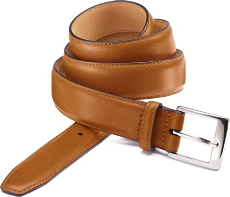 Tan Leather Formal Belt Size 30 32 By Charles Tyrwhitt Uk