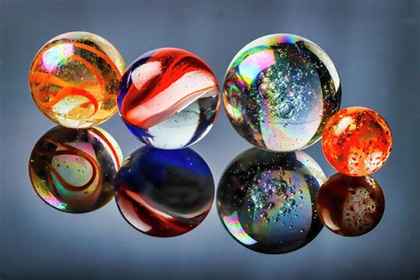 Colorful Glass Marble Reflections Photograph By Garry Gay Pixels