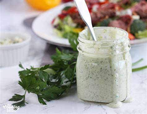 Creamy Herb Salad Dressing The Cooking Bride