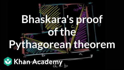 Bhaskaras Proof Of The Pythagorean Theorem Geometry Khan Academy