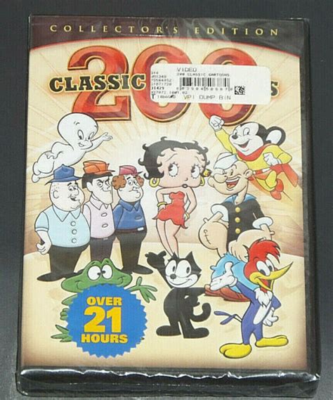 200 Classic Cartoons 2010 Dvd 2009 4 Disc Set For Sale Online Ebay