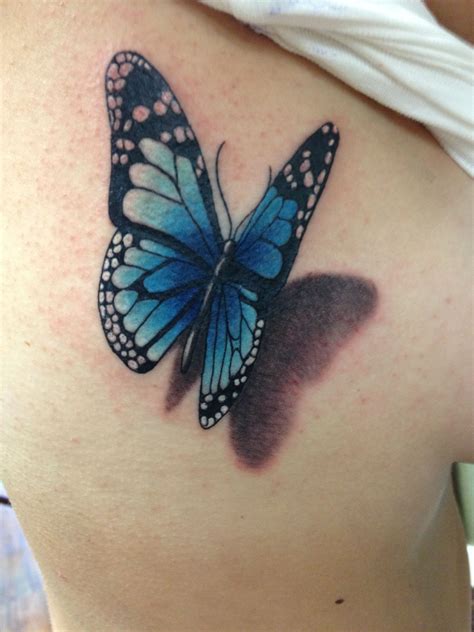3d Butterfly Tattoo Courtesy Of Chris At Pretty In Ink Roseville Ca