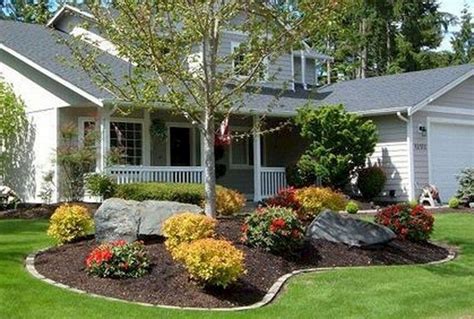 Beautiful and Cheap Simple Front Yard Landscaping Ideas 53 | Garden front of house, Yard ...
