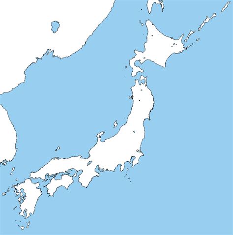 Blank Map Of Japan By Dinospain On Deviantart