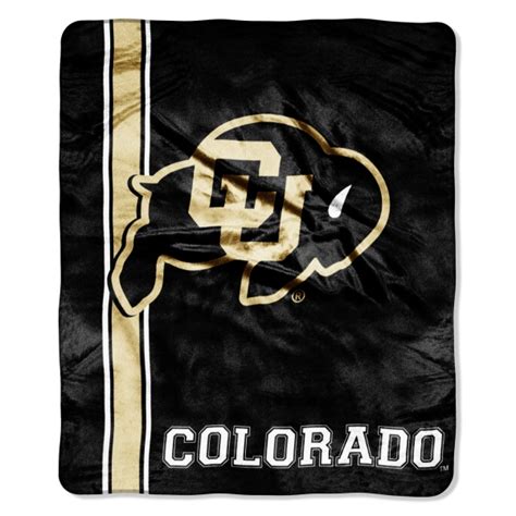 Colorado Buffaloes College Jersey 50 X 60 Raschel Throw