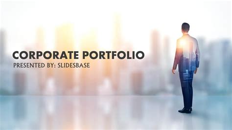 Corporate Portfolio Powerpoint Template Slidesbase