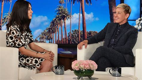 mila kunis shares bachelor theory on ellen for why colton underwood jumps the vence shares