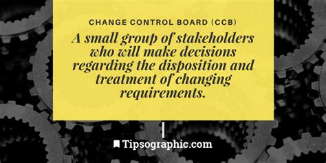 The change control board and the change advisory board are similar organizational structures play vital roles in decision making. Project Management Terms: Change Control Board (CCB ...