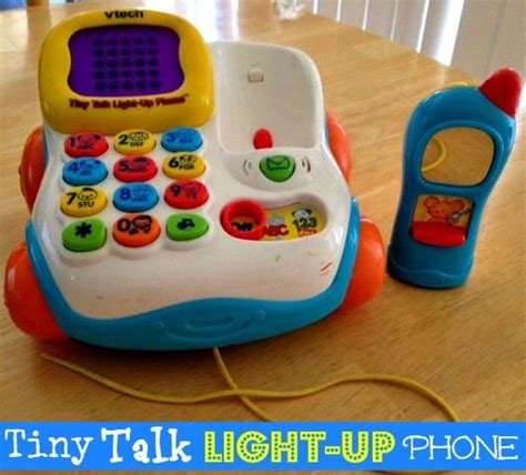 Tyler Loves The Vtech Tiny Talk Light Up Phone Cool Toys For Boys