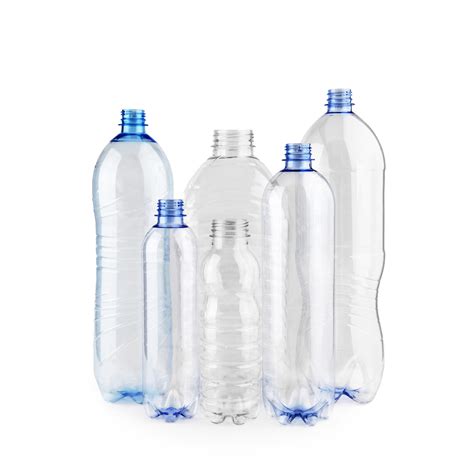 Premium Photo Six Diverse New Unused Blue Empty Plastic Bottles