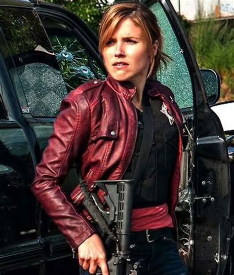 Erin Lindsay Chicago Pd Tv Series Sophia Bush Leather Jacket Jackets