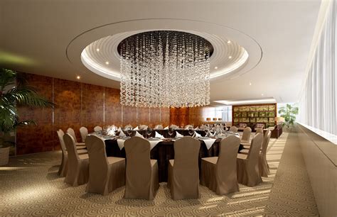 Banquet Hall Dining Room 3d Model Cgtrader