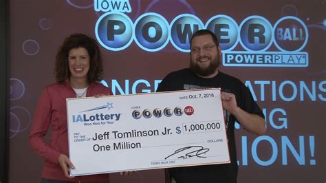 coralville man wins 1 million powerball prize youtube