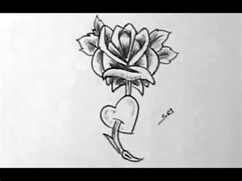 Some people can do it and some people can't. How to Draw a Beautiful simple Rose Flower - YouTube