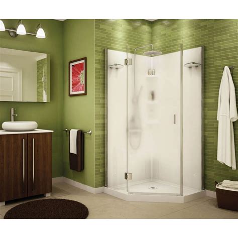 Install Prefabricated Shower Stall Once Little More Than Just A Shower Head Mounted Over The