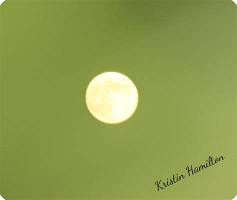 What A Green Full Moon